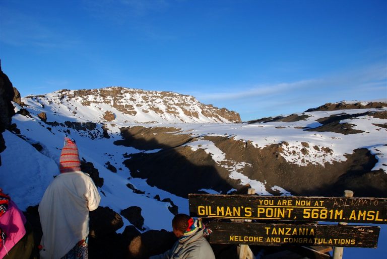 Sunrise at Uhuru Peak Kilimanjaro