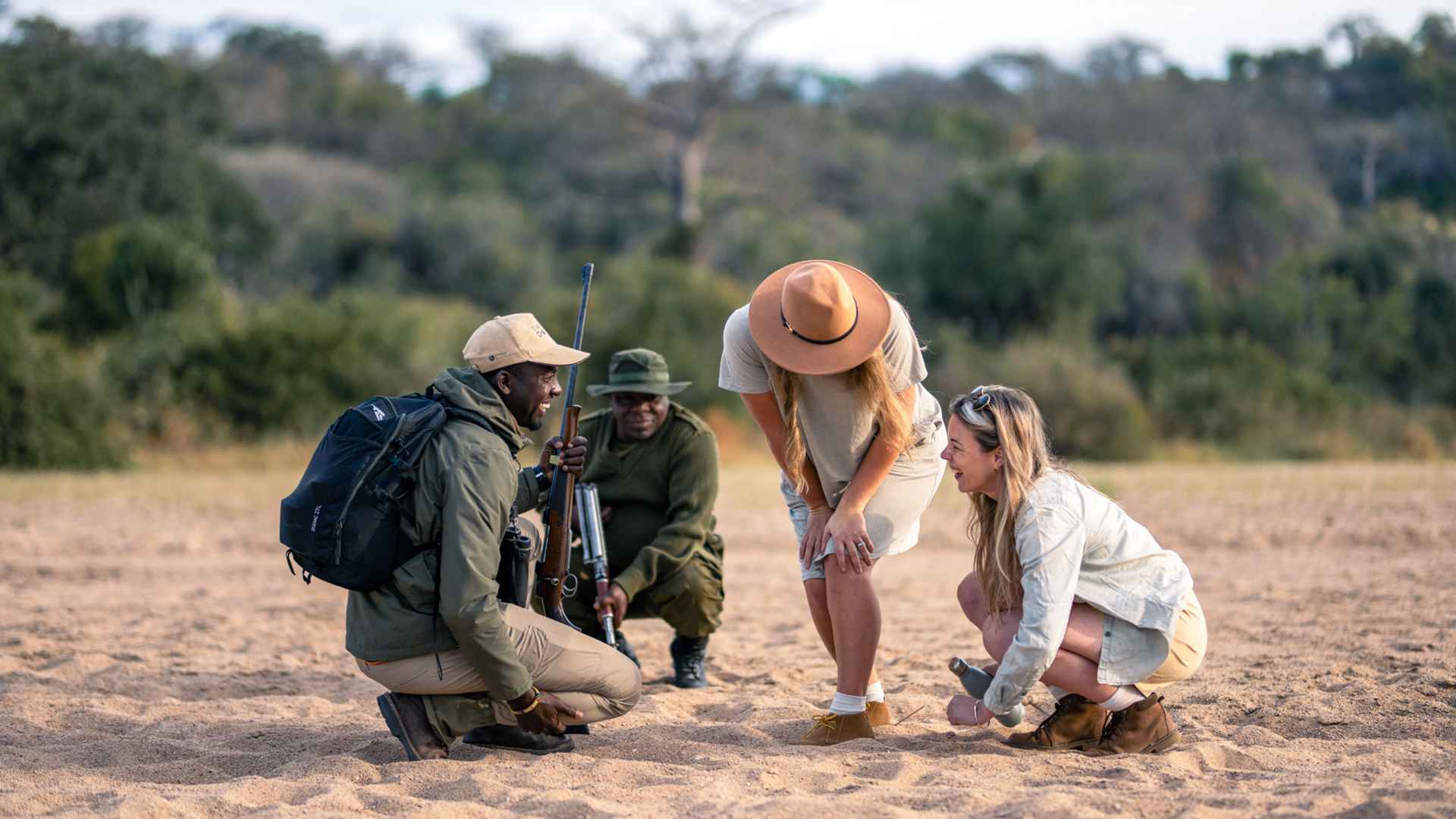 Expert professional naturalist guide leading a luxury safari in Tanzania